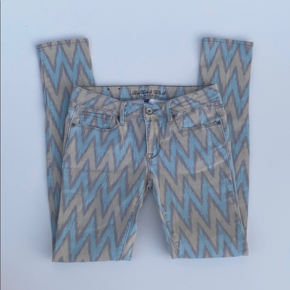 Bullhead Black Light Blue chevron jeans - Picture 8 of 8